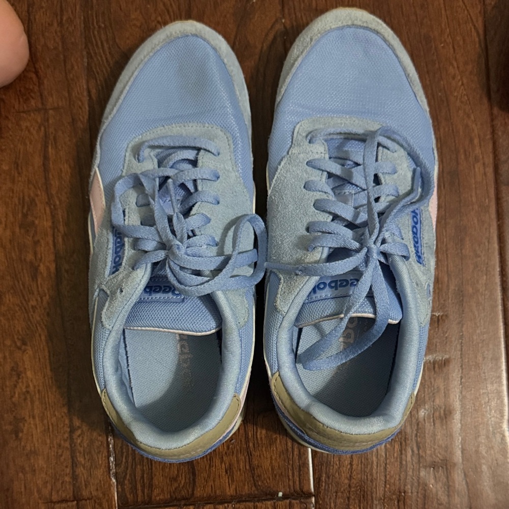 Reebok Sky Blue Athletic Shoes